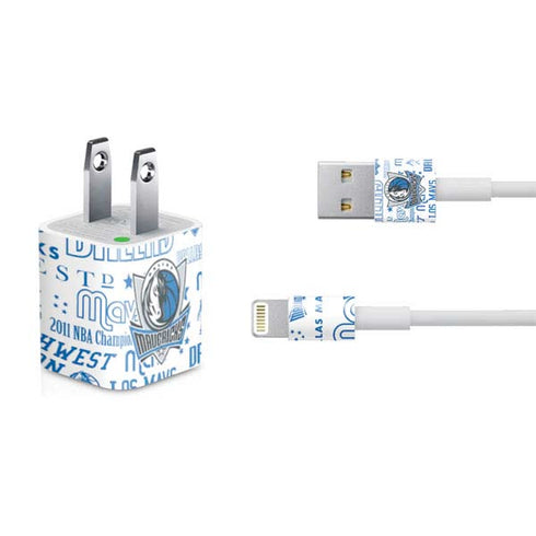 NBA Dallas Mavericks Historic Blast iPhone Charger (5W USB) Skin